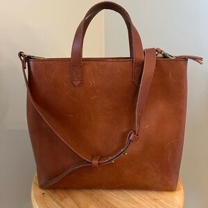 Madewell Small Crossbody Transport Tote